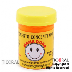 PIGMENTO CONCENTRADO P/PORCELANA FRIA NARANJA FLUO X 15GR X 1